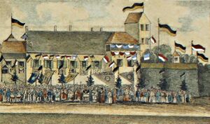 Kaiserbesuch in Ybbs 1854